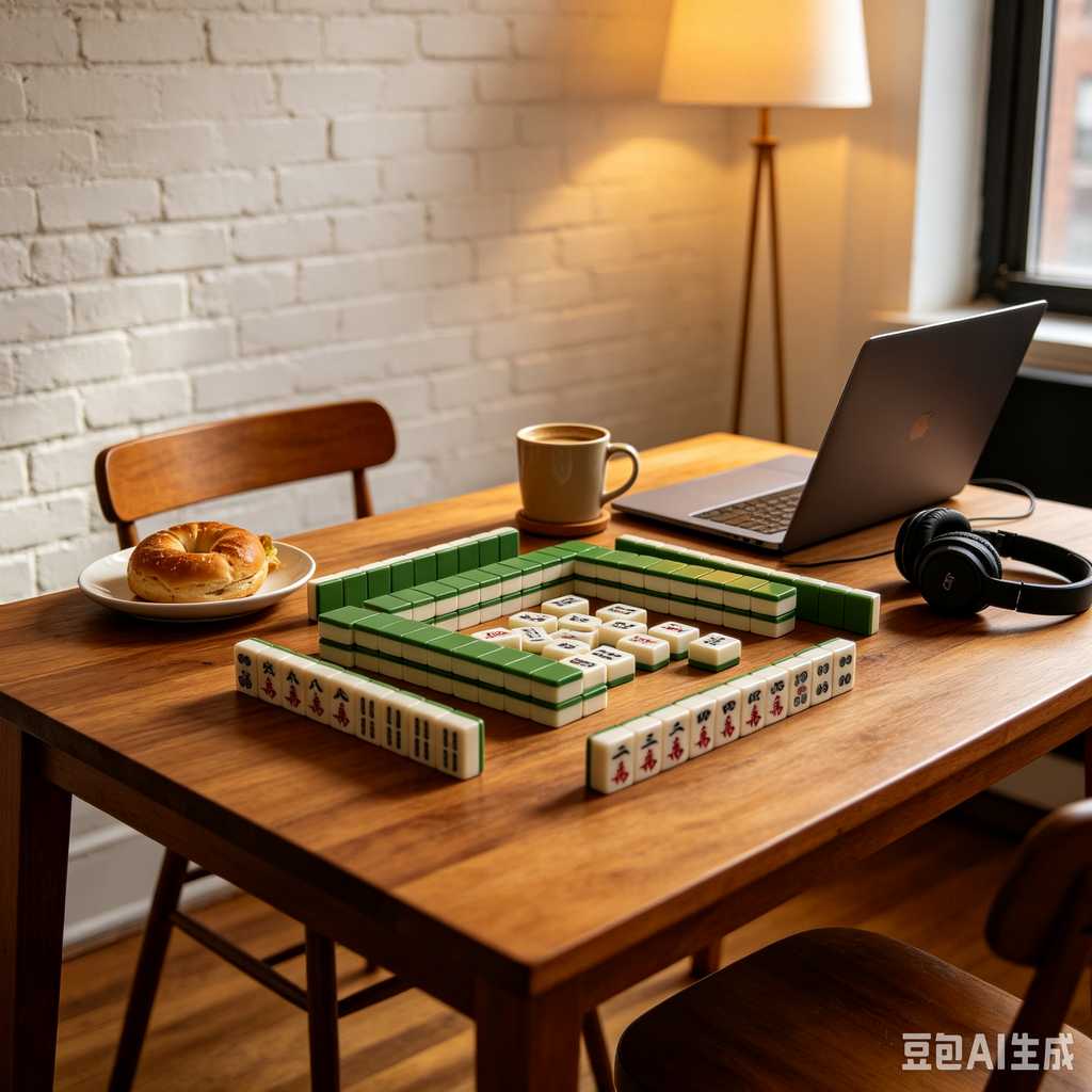 real wood mahjong set