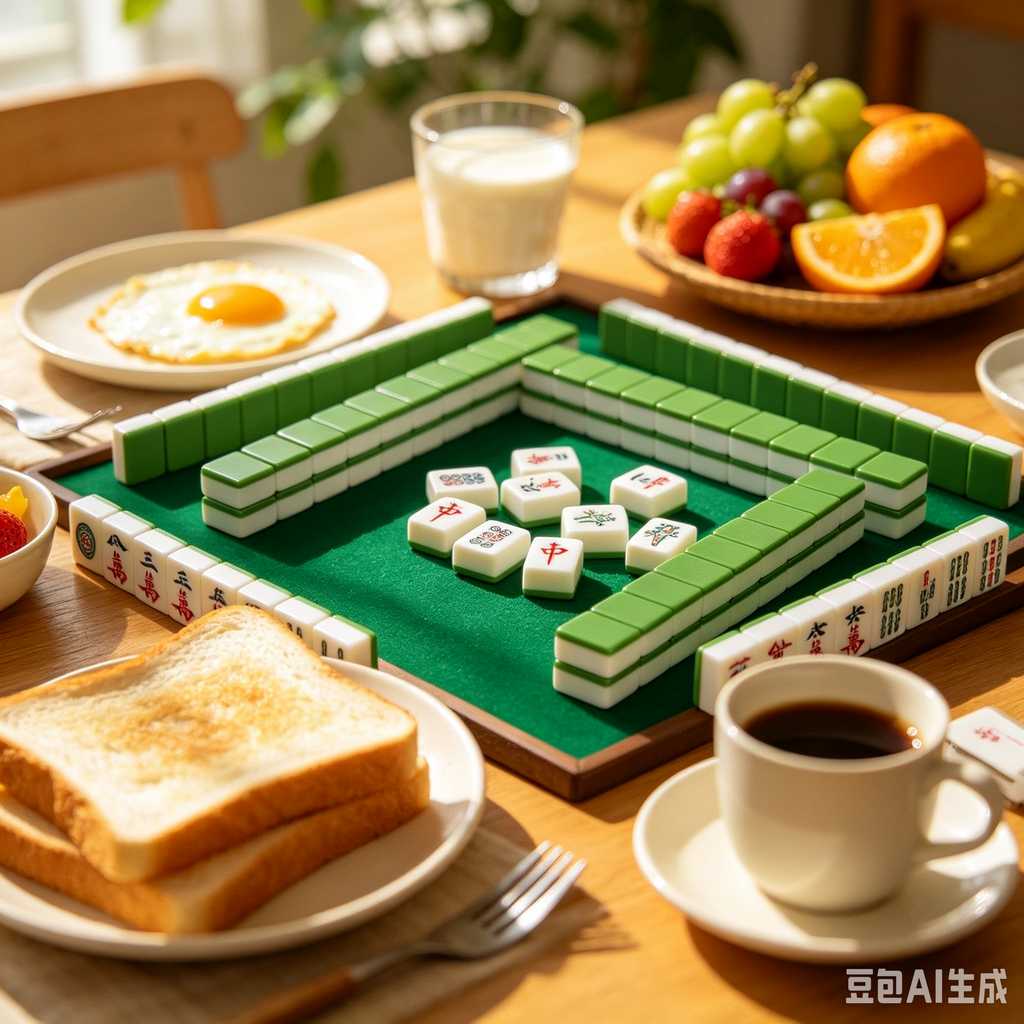 glossy mahjong tiles