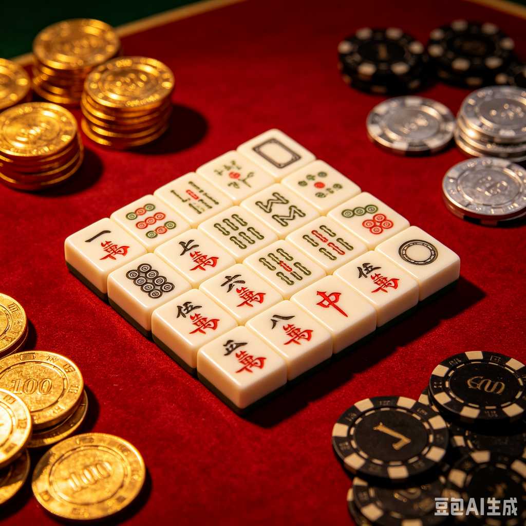 traditional oriental mahjong tiles